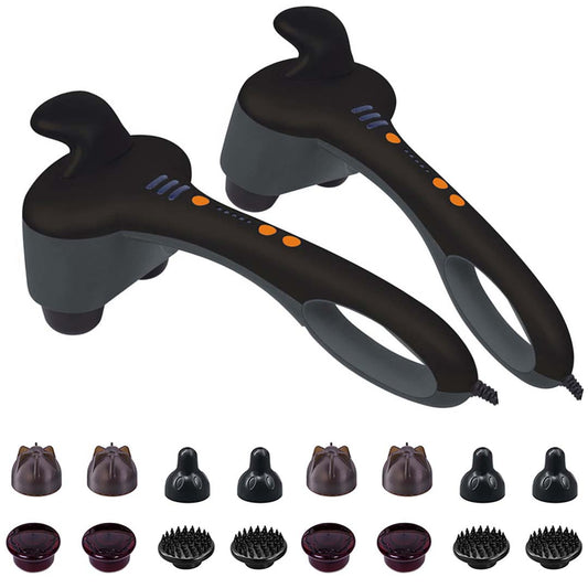 SOGA 2X Portable Handheld Massager Soothing Heat Stimulate Blood Flow Foot Shoulder Massage