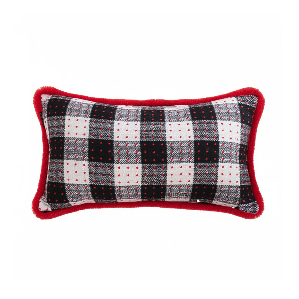 SOGA 45cm CozyFest Buffalo Plaid Pillowcase