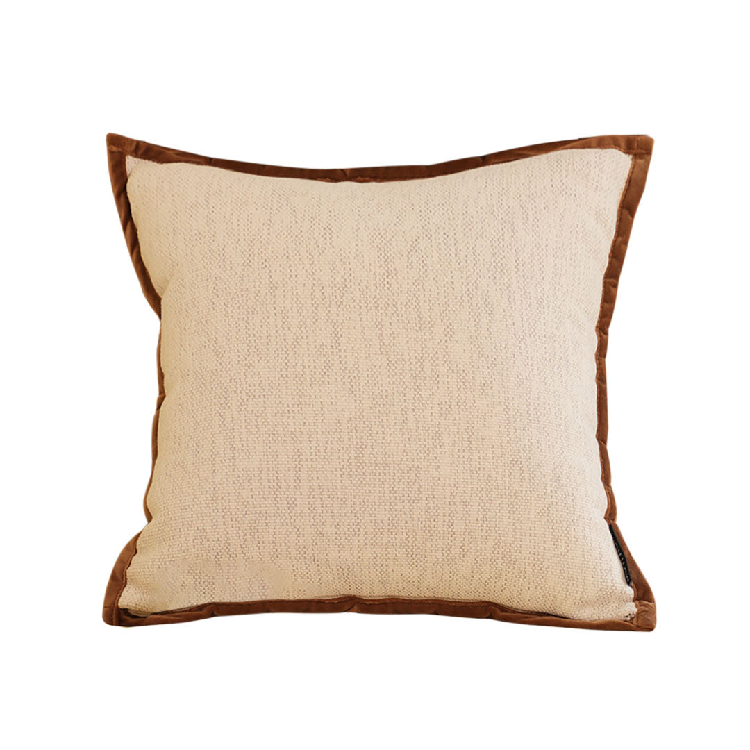 SOGA 45cm Vintage Off-White Square Decorative Pillowcase