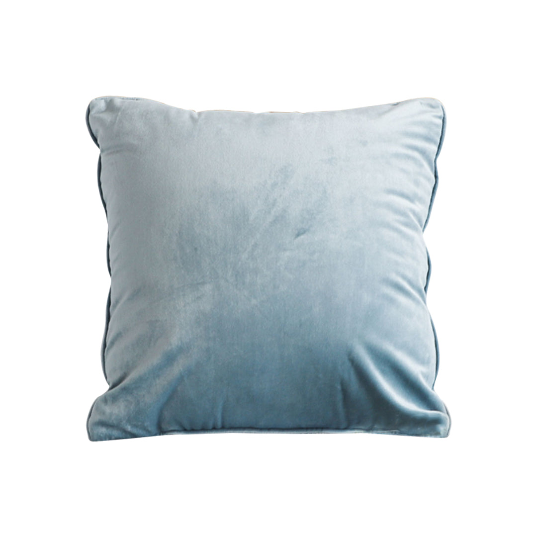 SOGA 45cm Velvet Pillowcase (Powder Blue)