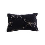 SOGA 30x50cm Elegant Black Panther Embroidered Decorative Pillowcase