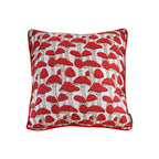SOGA 45cm Ginkgo Leaf Pillowcase (Red)