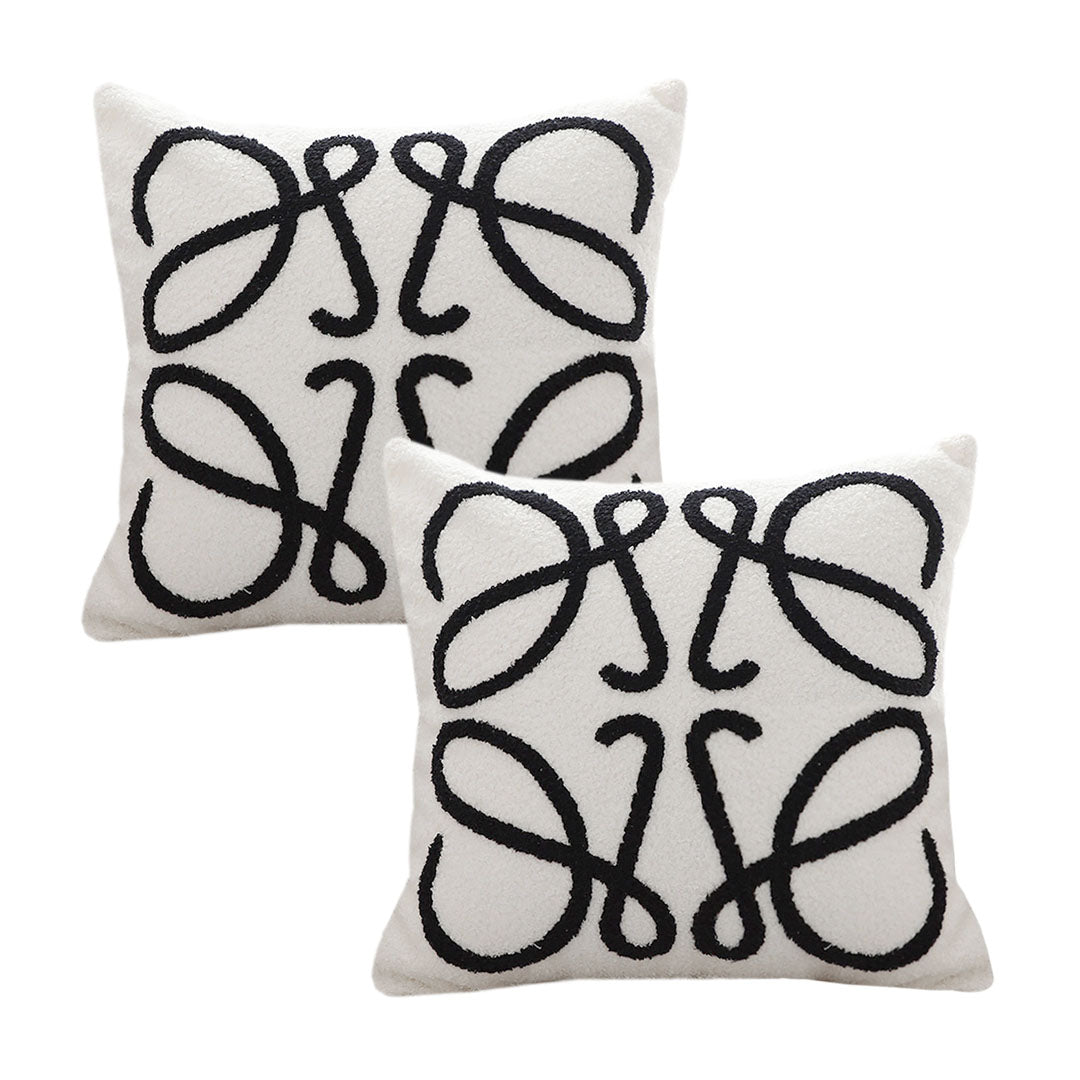 SOGA 2X 45cm Modern Art Loop Pillowcase