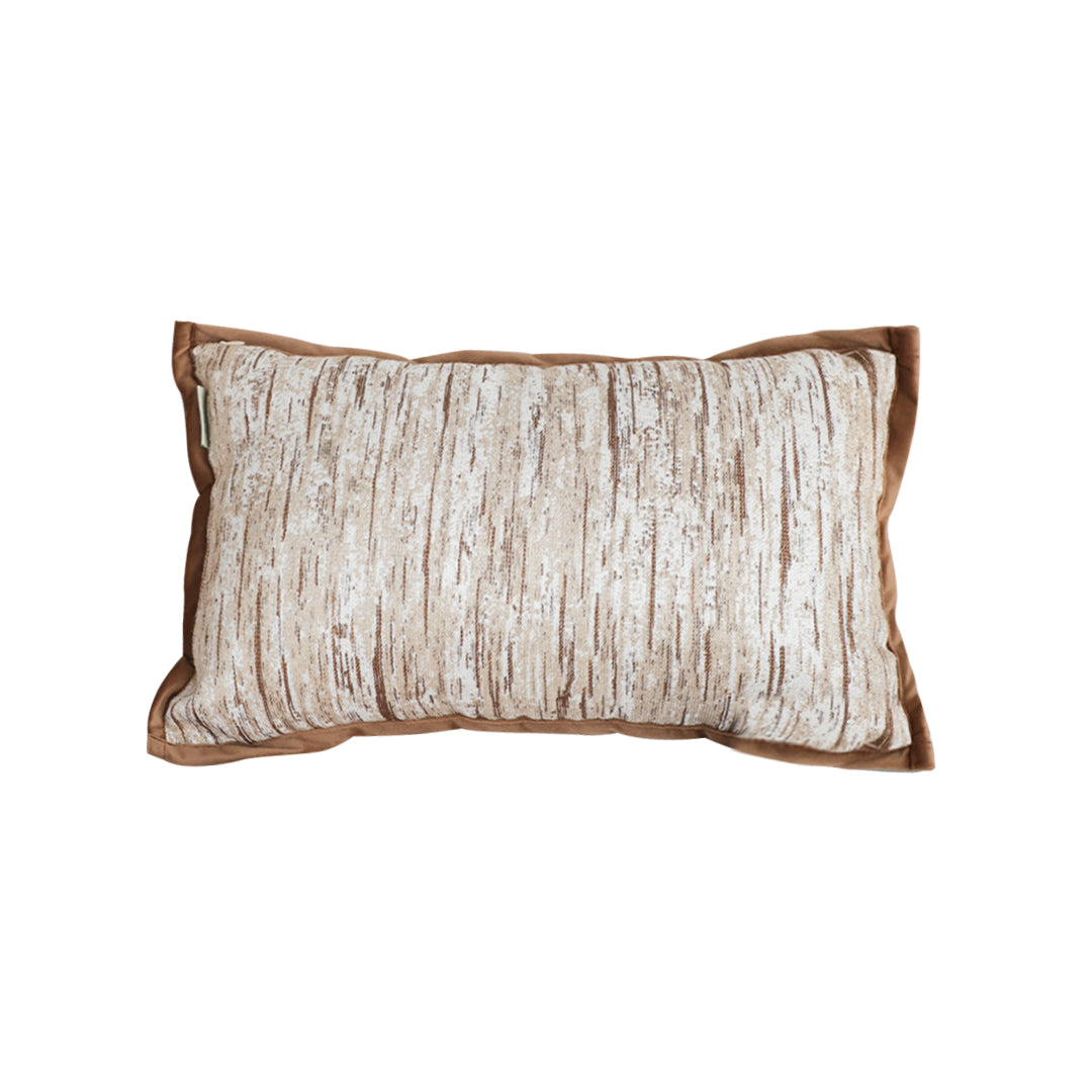 SOGA 30X50cm Neutral Wood-Texture Pillowcase