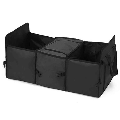 SOGA Car Portable Storage Box Waterproof Oxford Cloth Multifunction Organizer Black