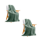 SOGA 2X Throw Blanket Warm Cozy Double Sided Thick Flannel Coverlet Fleece Bed Sofa Comforter