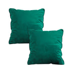 SOGA 2X 45cm Emerald Green Velvet Pillowcase – Luxurious Soft Cushion Covers for Elegant Home Décor