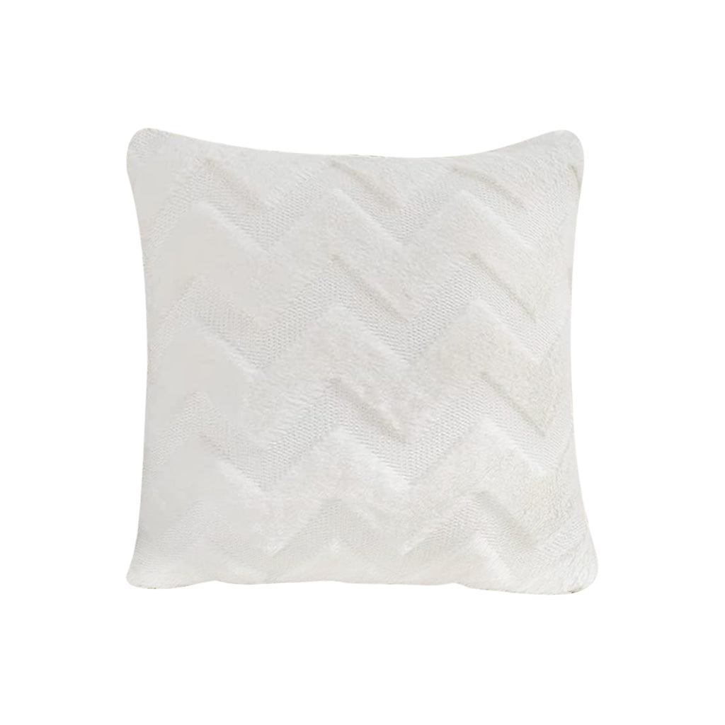 SOGA 45cm Chevron Pure Pillowcase