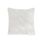 SOGA 45cm Chevron Pure Pillowcase