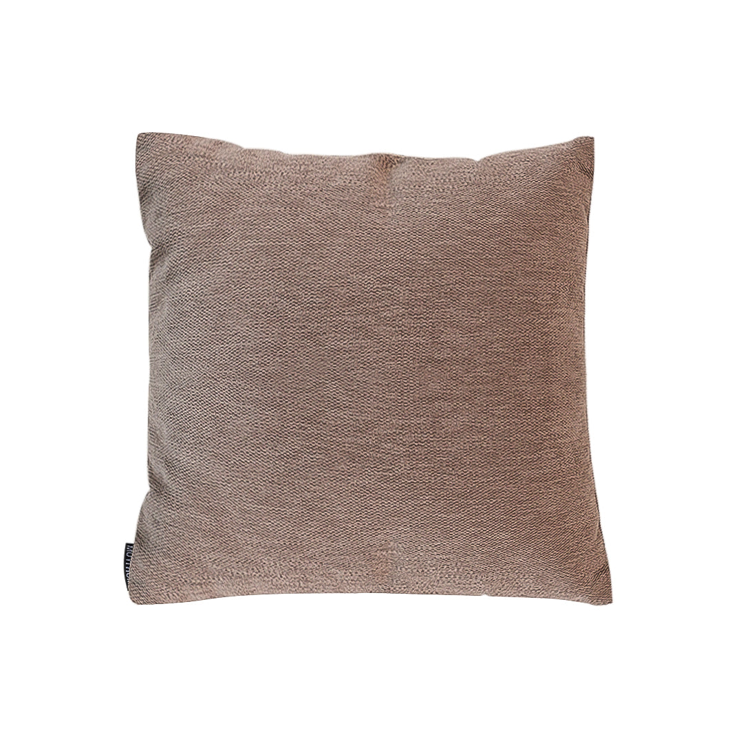 SOGA 45cm Minimalist Textured Brown Pillowcase
