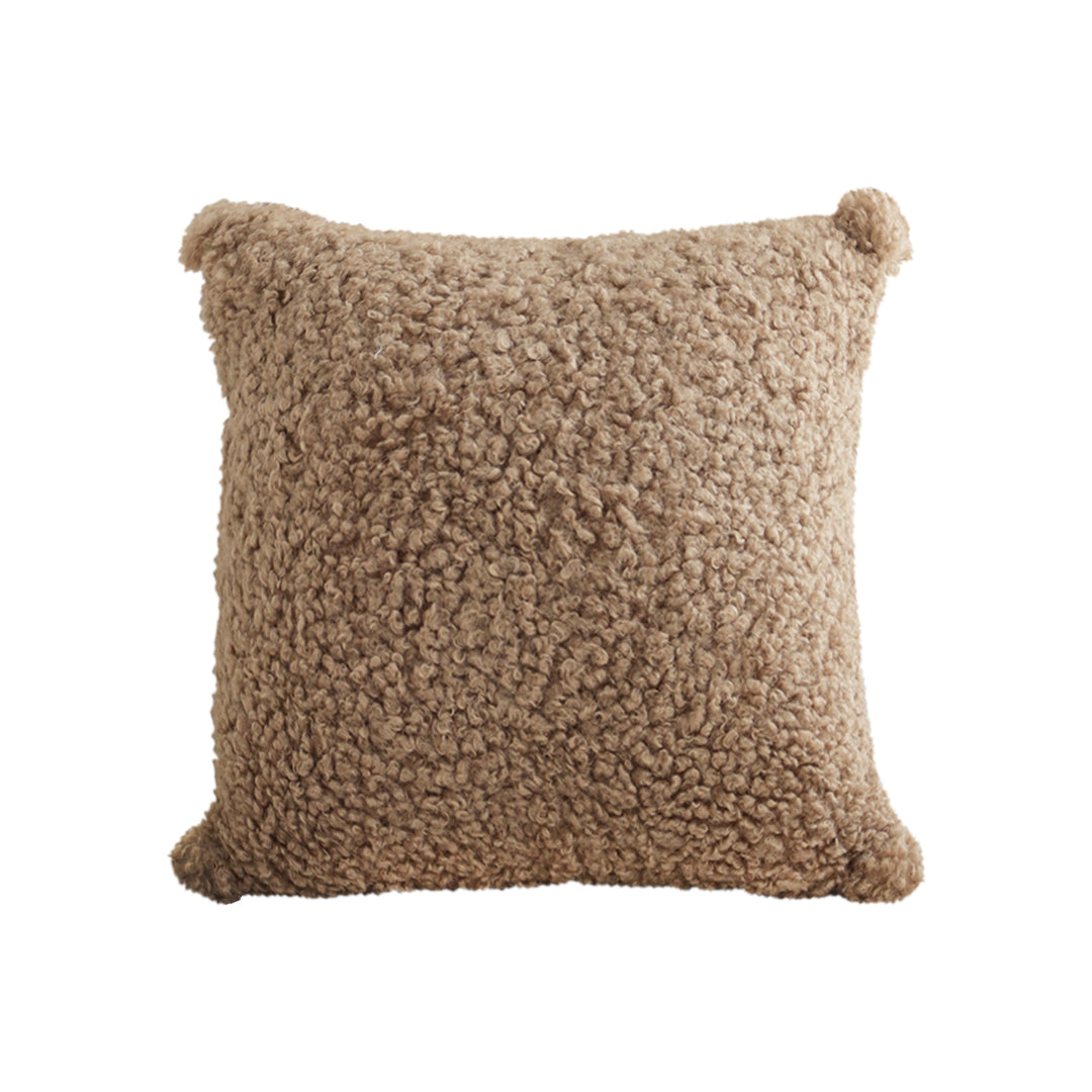 SOGA 45cm Sage Green Textured Lumbar Pillow with Tassels