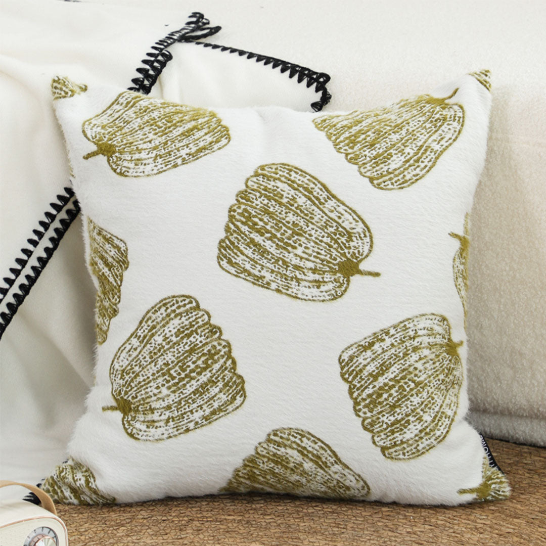 SOGA 45cm Harvest Patch” Rustic Pumpkin Decorative Pillowcase