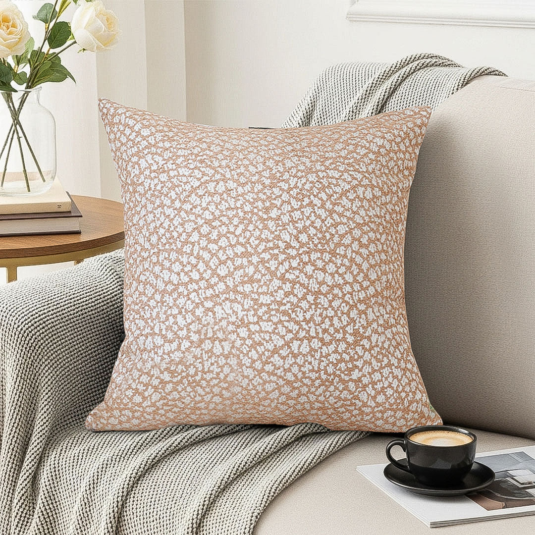 SOGA 45cm Accessorize Dezi Cream Geometric Pillowcase