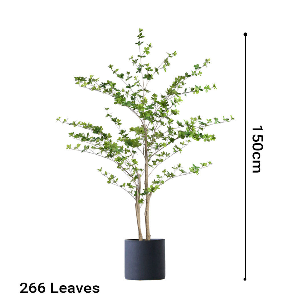 SOGA 4X 150cm Green Artificial Indoor Watercress Tree Fake Plant Simulation Decorative