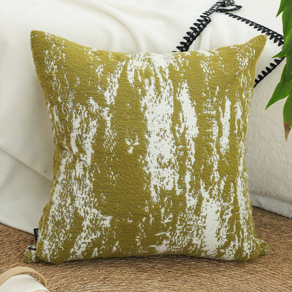 SOGA 45cm Olive Drift” Reverse-Print Decorative Pillowcase