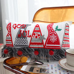 SOGA 30x50cm White Christmas Rectangular Pillowcase with design