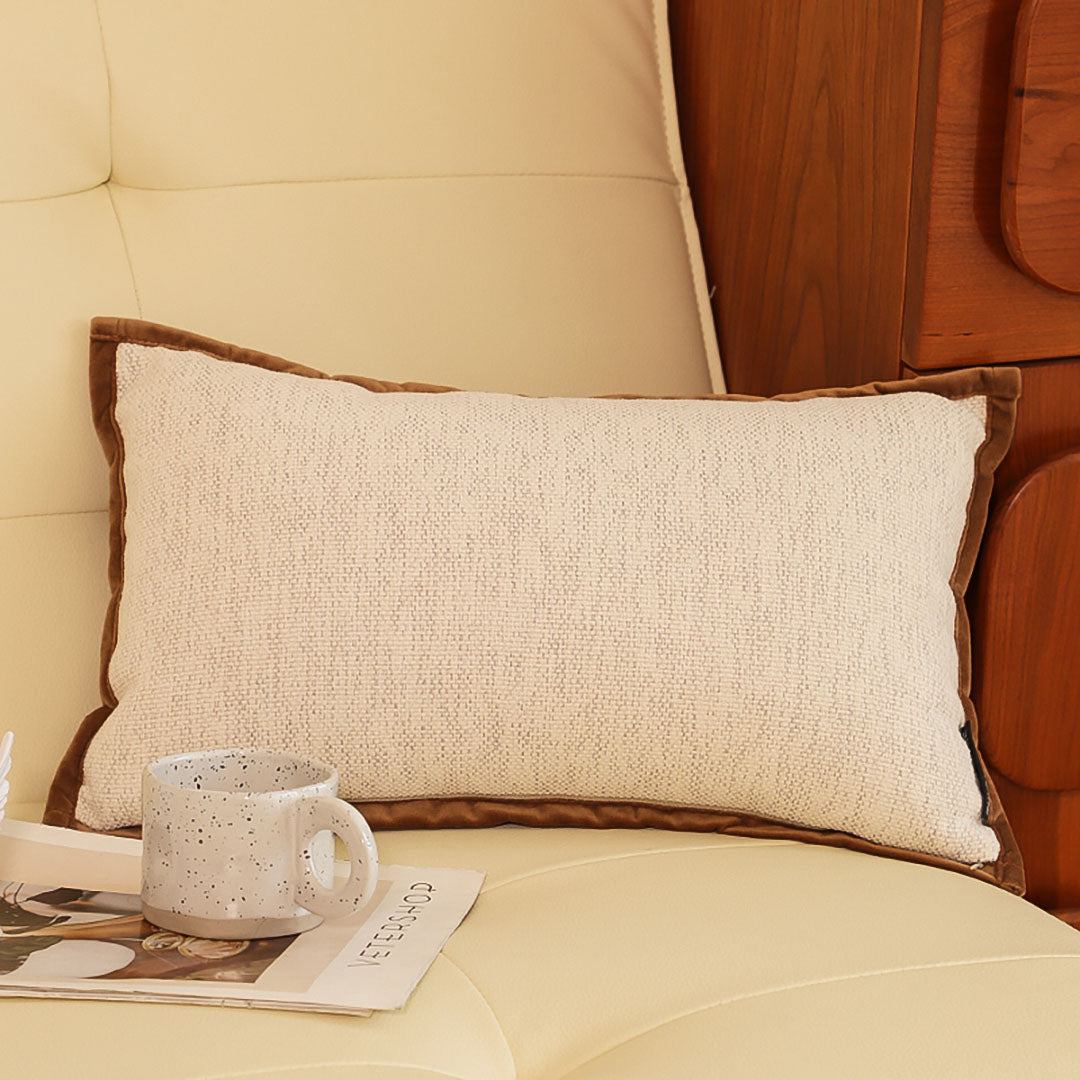 SOGA 30x50cm Vintage Off-White Decorative Pillowcase