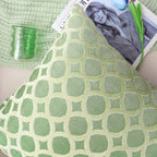 SOGA 2X 45cm Geometric Lattice Pillowcase (Green)