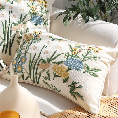 SOGA 30x50cm Botanical Meadow Pillowcase