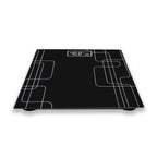 SOGA 180kg Electronic Talking Scale Weight Fitness Glass Bathroom Scale LCD Display