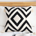 SOGA 2X 45cm Bold Tribal Geometry Pillowcases – Modern Boho Decorative Cushion Covers for Sofa, Bed & Home Décor