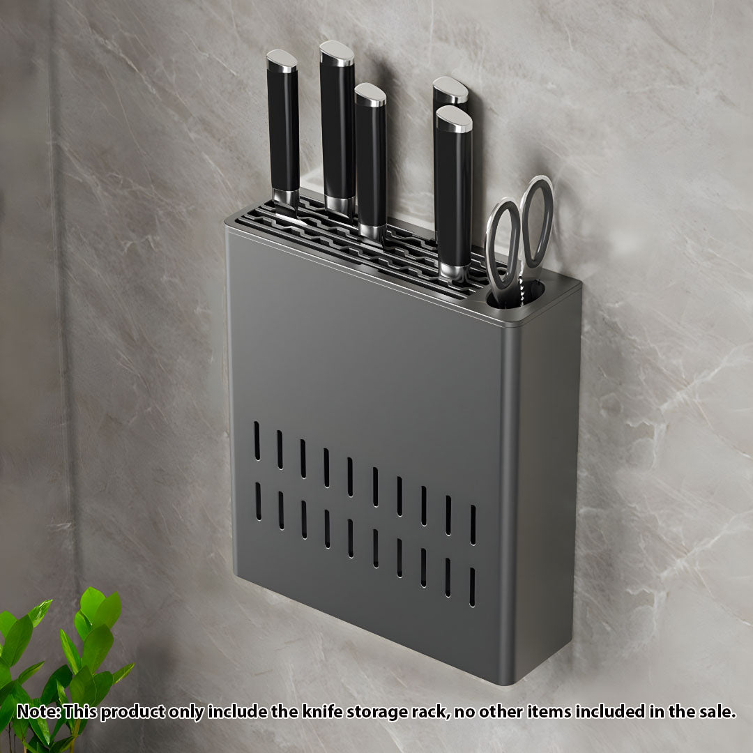 SOGA 2X Wall Mounted Kitchen Knife Storage Rack Space-Saving Organiser