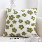 SOGA 2-Pack 45cm Garden Bloom Delight Pillowcases – Floral Decorative Cushion Covers for Sofa, Bed & Home Décor