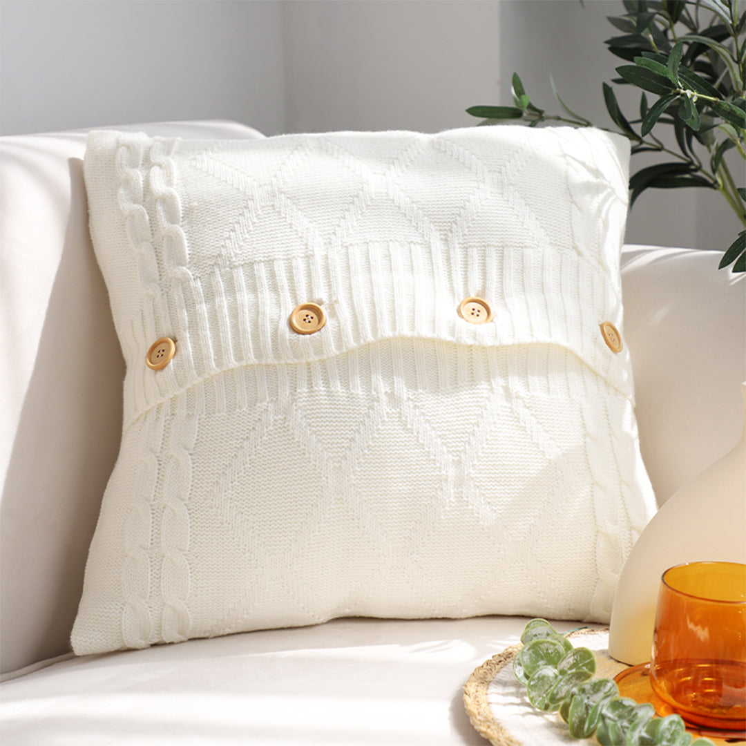SOGA 45cm Knit Comfort Pillowcase