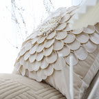 SOGA 45cm ""Luxurious Textured Flower Pillowcase