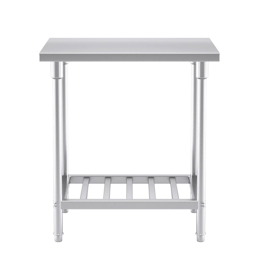 SOGA Commercial Catering Kitchen Stainless Steel Prep Work Bench Table 80*70*85cm
