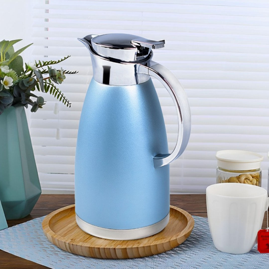 Soga 1.8L Blue Color 3-Layer Vacuum Insulated Stainless Steel Flask