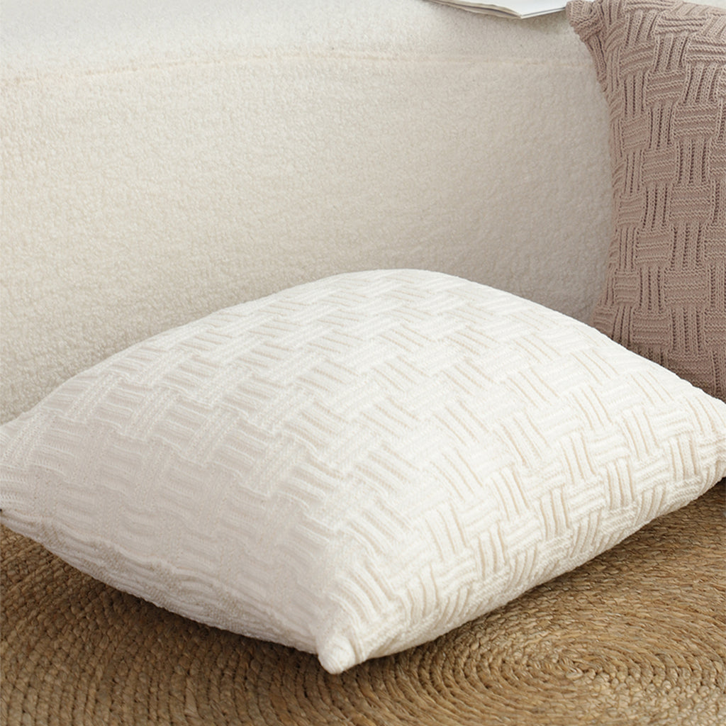 SOGA 45cm Pure White Serenity Soft & Stylish Accent Pillowcase