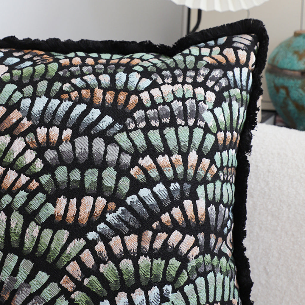 SOGA 2X 45cm Regal Peacock Jacquard Pillow Cover