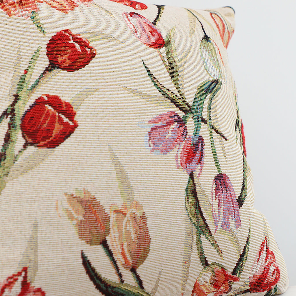 SOGA 45cm Botanical Floral Pillowcase (Light)