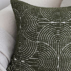 SOGA 2X 45cm Modern Boho Green Tufted Pillowcase