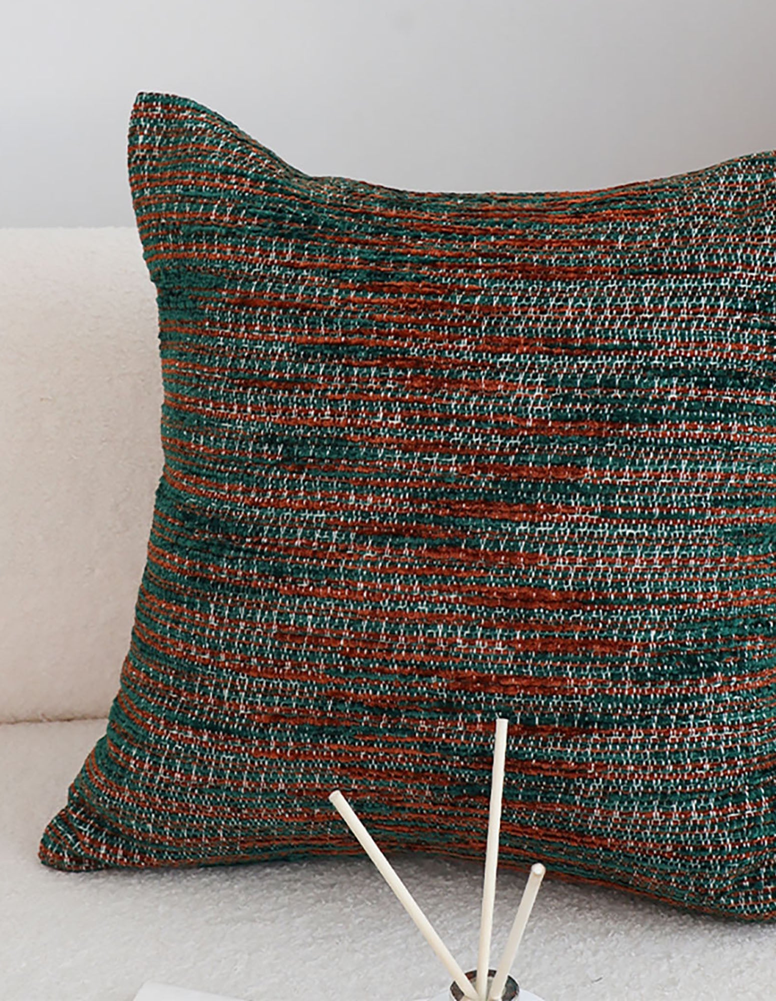 SOGA 2X 45cm Textured Woven Pillowcase