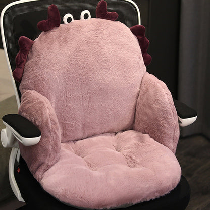 SOGA 2X Purple Crab Shape Cushion Soft Leaning Bedside Pad Sedentary Plushie Pillow Home Decor