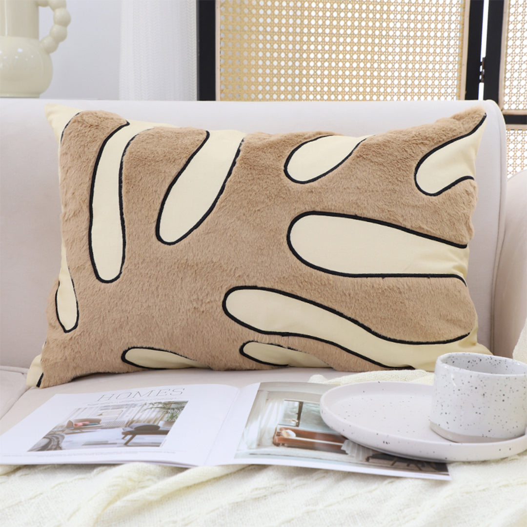 SOGA 38x60cm Coral Branch Pillowcase (Beige)