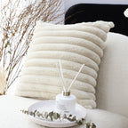 SOGA 45cm Boho Cream Tassel Throw Pillow Cover