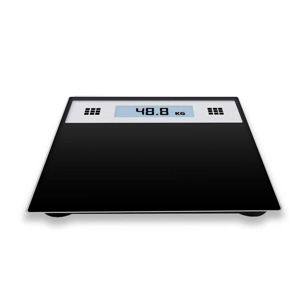 SOGA 180kg Electronic Talking Scale Weight Fitness Glass Bathroom Scale LCD Display Stainless