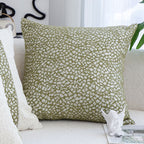 SOGA 45cm  Modern Olive Green Pillowcase – Textured Style for Any Space