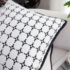 SOGA 2X 45cm Nordic square Shape Monochrome Pattern Pillowcase