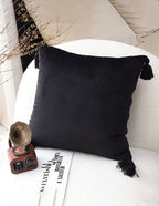 SOGA 2X 45cm Black Art Deco Geometric Outdoor Pillowcase