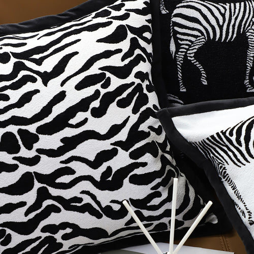 SOGA 2X 45cm Abstract Zebra Stripe Accent Pillow Cover