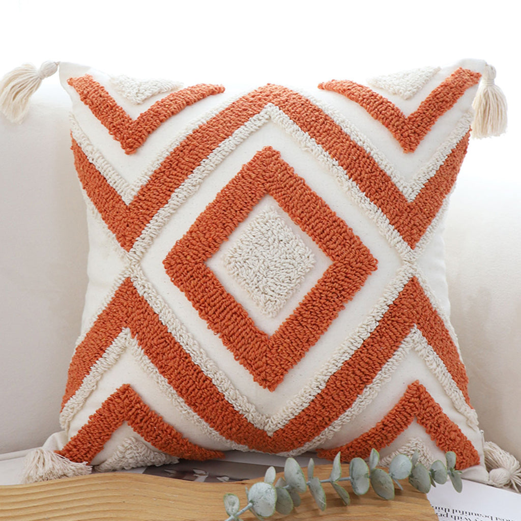 SOGA 2X 45cm Bold Diamond Geometry Pillowcases – Modern Geometric Decorative Cushion Covers for Sofa, Bed & Home Décor