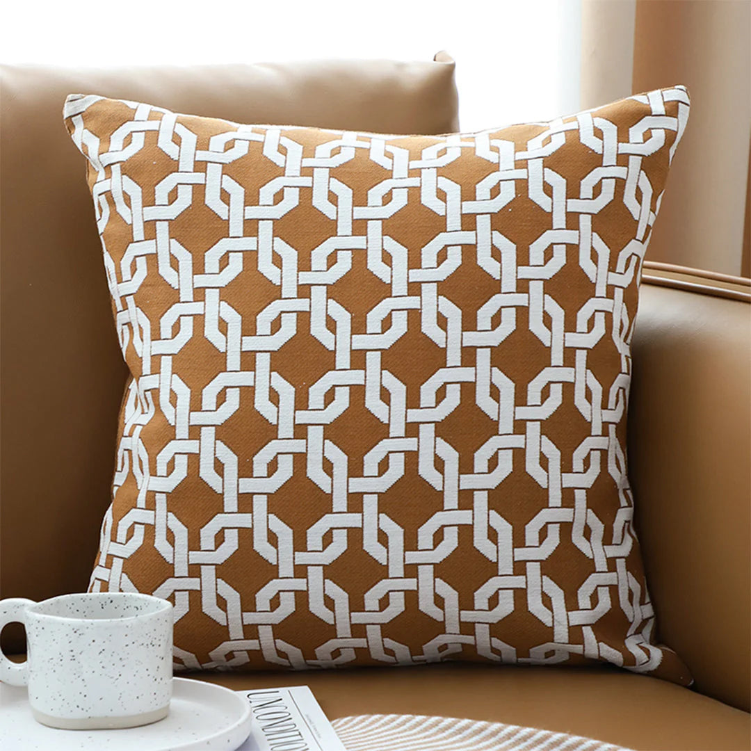 SOGA 2X 45cm Moroccan Lattice Decorative Pillow Cover
