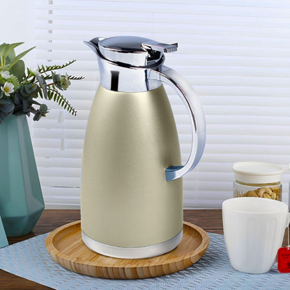 Soga 2.3L Gold Color 3-Layer Vacuum Insulated Stainless Steel Flask