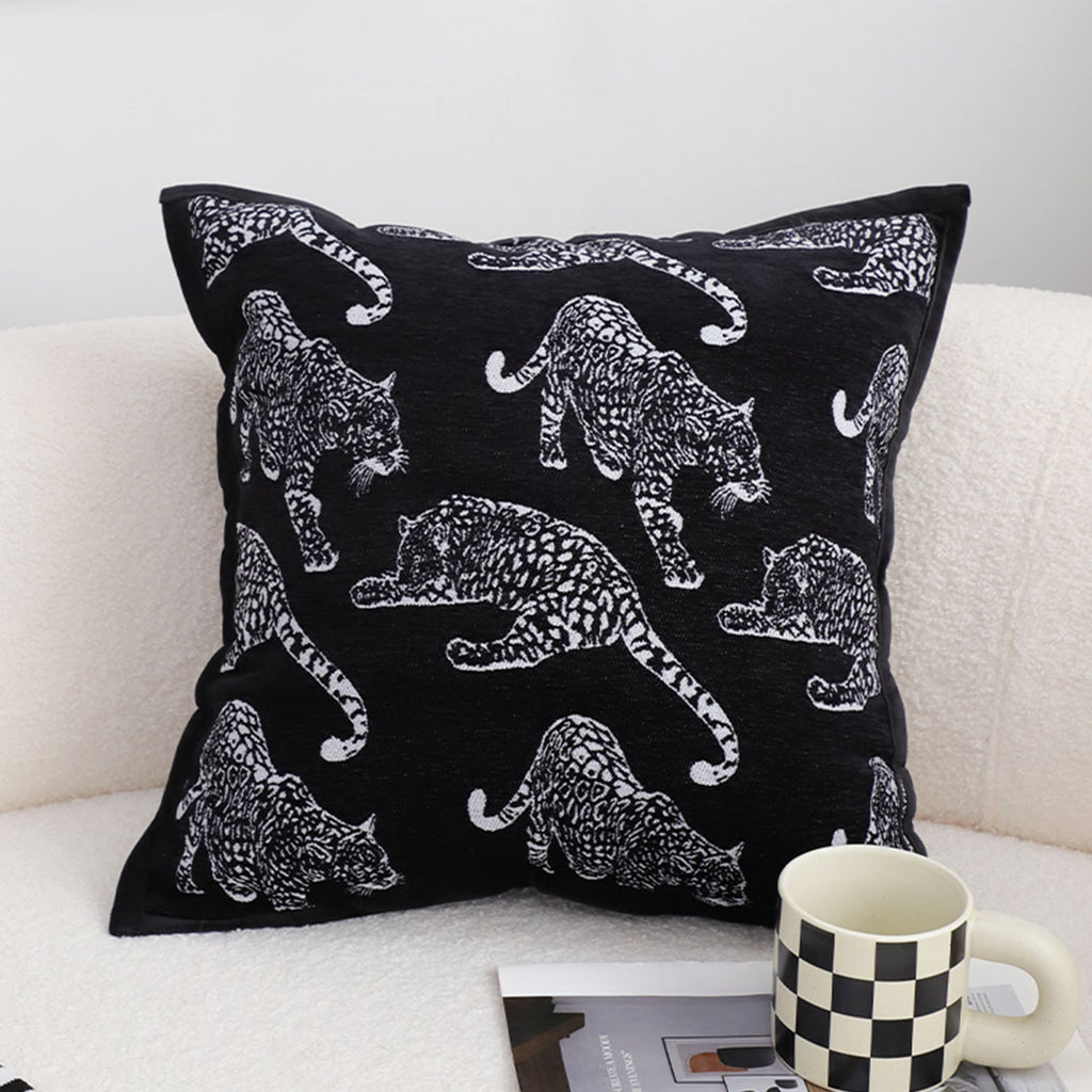 SOGA 45cm Bold Panther Black Pillowcases