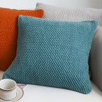 SOGA 45cm Textured Teal Pillowcase