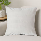 SOGA 45cm Cream Corduroy Polyester Throw Pillow Cover